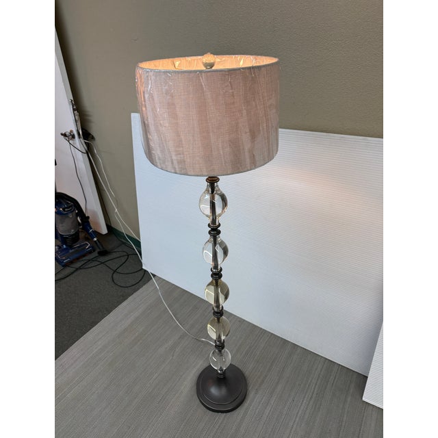 Pottery Barn Marston Crystal Floor Lamp For Sale - Image 9 of 12
