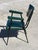 1950s Green Leatherette Armchair attributed to Colette Gueden, 1950s For Sale - Image 5 of 6