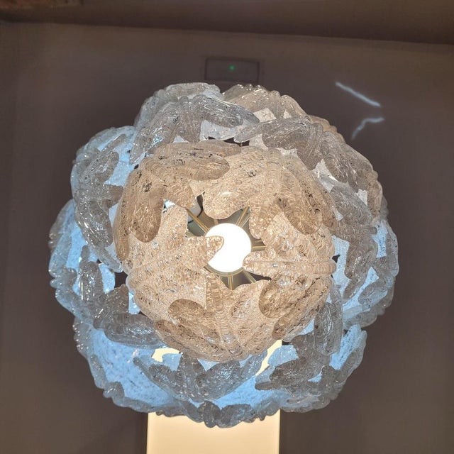 Chandelier in Murano Glass and Metal from Mazzega, Italy, 1970s For Sale - Image 17 of 18