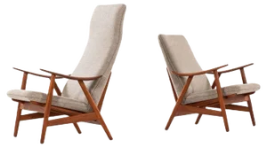 Set of Model 10 Easy Chair by Illum Wikkelsø, 1950s