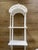 1960s White Tall Curio Wall Shelf For Sale - Image 4 of 5