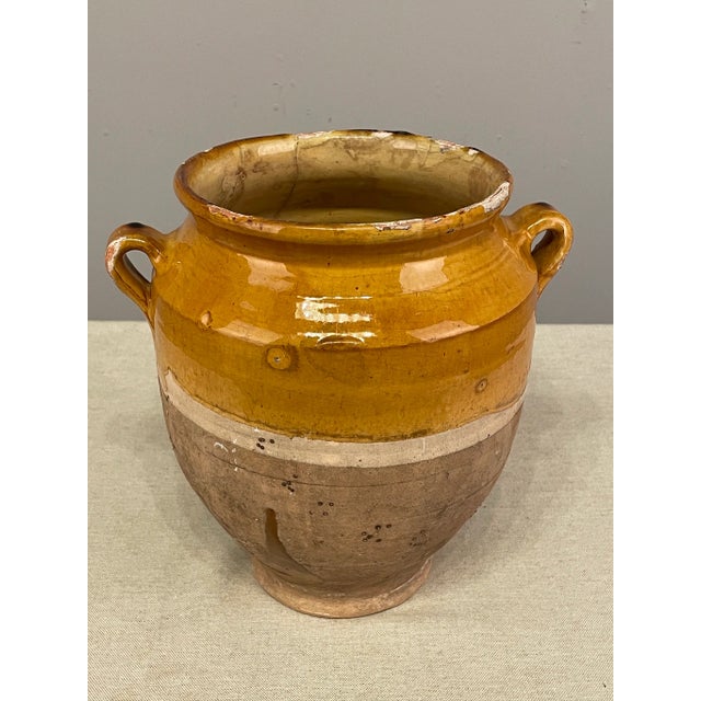 Early 20th French Yellow Glazed Pottery For Sale - Image 4 of 9