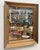 Farmhouse Antique Primitive Wood Framed Wall Mirror For Sale - Image 3 of 6