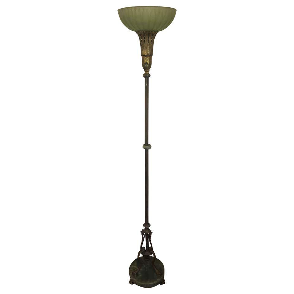 Antique Art Deco Floor Lamp Chairish