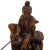 Mid-20th Century Chinese Wooden Carved Jiang Taigong Fishing Statue For Sale - Image 9 of 13