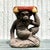 Vintage Boho Cast Concrete Monkey Low Stool For Sale In West Palm - Image 6 of 7