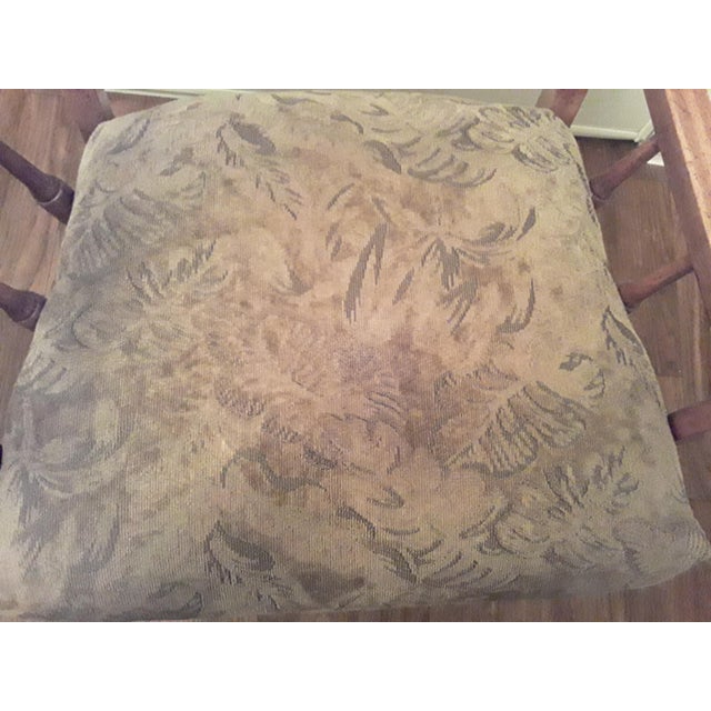 1970s Vintage Wheeled Cane Back Chair For Sale - Image 12 of 13