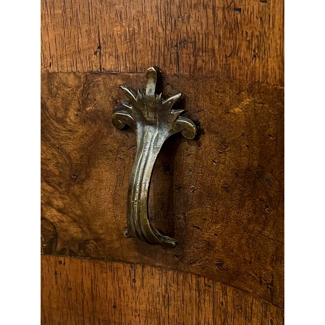 Wood Italian Baroque Style Serpentine 3-Drawer Commode For Sale - Image 7 of 8