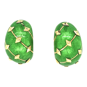 Late 20th Century Pair of Tiffany & Co Schlumberger Earrings