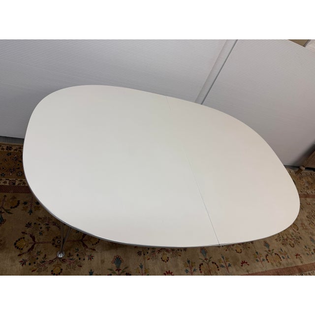 Fritz Hansen Bruno Mathsson + Piet Hein for Fritz Hansen Super-Ellipse Dining Table, Circa 1975 For Sale - Image 4 of 12