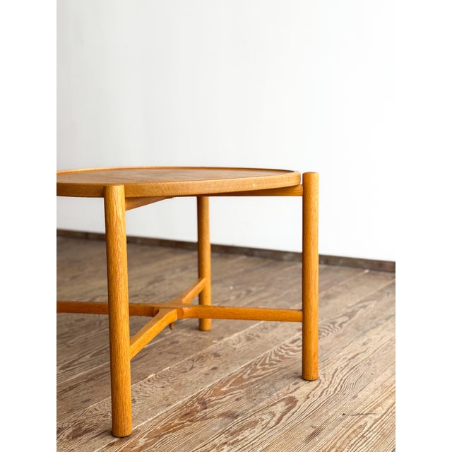 AT35 / PP35 Tray Coffee Table in Oak by Hans J. Wegner for PP Møbler, 1970s For Sale - Image 10 of 17