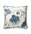 Contemporary The House of Scalamandré Palampore Embroidery Pillow, Porcelain For Sale - Image 3 of 3