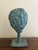 Verdigris 20th Century Grand Tour Neoclassical Bronze Verdigris Bust of Plato on Stand For Sale - Image 8 of 10