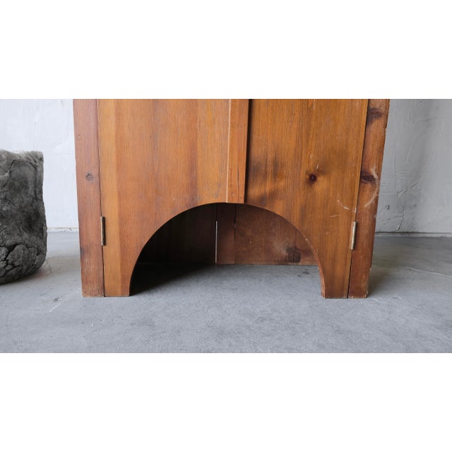 Antique European Wabi Sabi Pantry Cabinet For Sale - Image 9 of 10