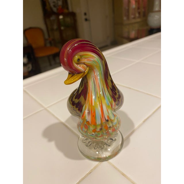 Modern La Tour d'Argent Murano Glass Duck For Sale - Image 3 of 9
