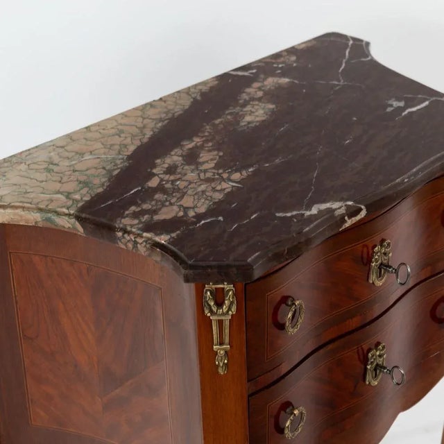 Louis XV Style Nightstand For Sale - Image 4 of 5