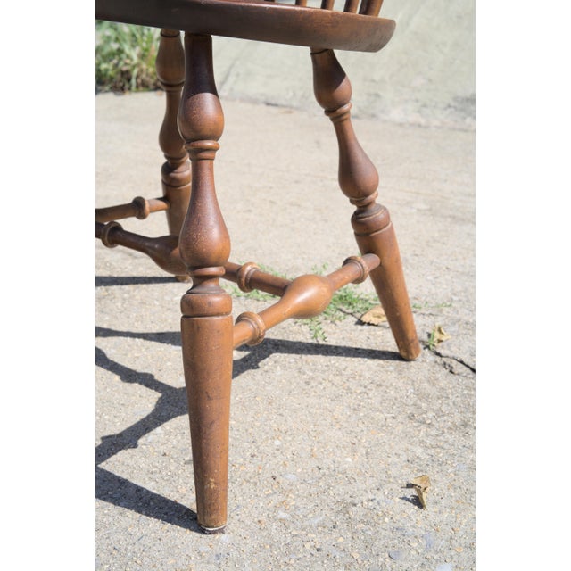 Vintage Nichols & Stone Spindle Back Dining Side Chair For Sale - Image 9 of 10