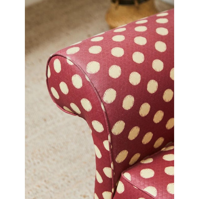 Mid 20th Century Curved Sculptural Polkadot Art Sculpture Chair For Sale - Image 12 of 12