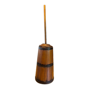 Farmhouse Heritage Butter Churn | 1800s Stave Barrel With Original Dasher Paddle