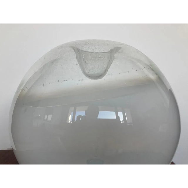 1970s Big Mid-Century Czechoslovakian Art Glass Table Lamp, 1970s For Sale - Image 5 of 8