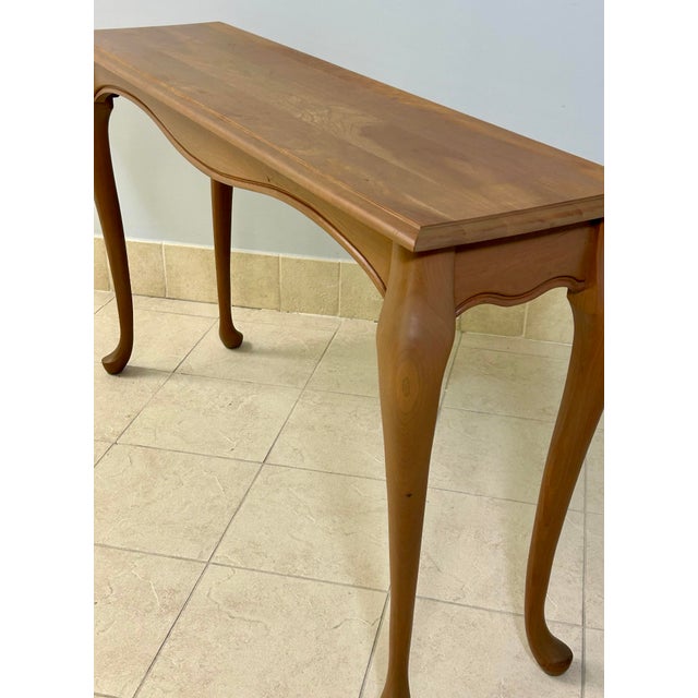 Queen Anne Late 20th Century Queen Anne Sofa Table For Sale - Image 3 of 4