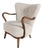 Danish Art Deco Lounge Chair in Beech and Sheepskin in the style of Viggo Boesen for Fritz Hansen, 1940s For Sale
