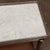 Louis XVI Mahogany Gallery Side Table With Carrara Marble Top For Sale - Image 17 of 17