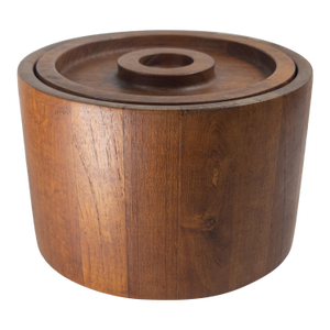 Mid-Century Danish Modern Teak Ice Bucket by Dansk
