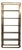 Brass Etagere with Glass Shelves, Italy, 1970s For Sale
