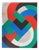 Sonia Delaunay, Blue, Green and Red Composition, Lithograph For Sale