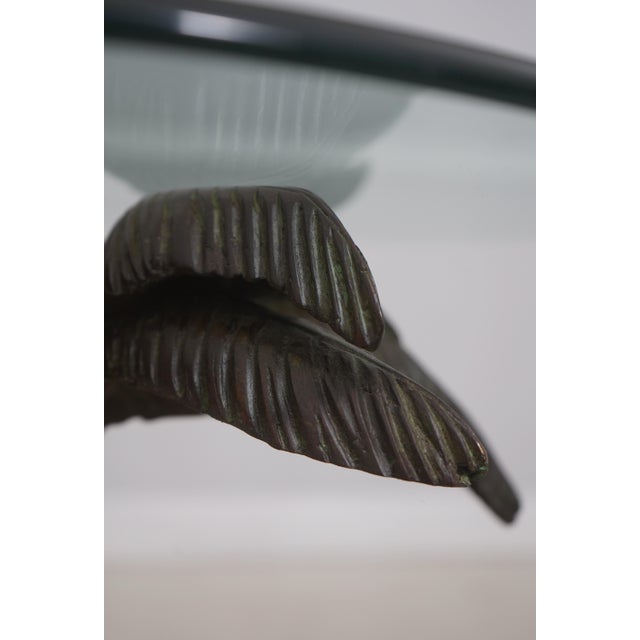 Glass Top Elephant Base Lamp or Occasional Table For Sale - Image 12 of 15