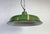 1960s Industrial Green Enamel Factory Pendant Lamp, 1960s For Sale - Image 5 of 17