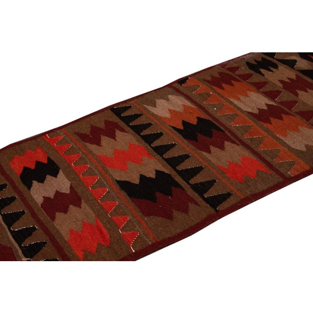 Mid-20th Century Vintage Kilim Runner Rug 3' 6" X 9' 1''. For Sale - Image 11 of 13