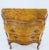 Wood Italian Parquet Burl Wood Bombe Style Compact Entry Chest of Drawers Dresser For Sale - Image 7 of 13