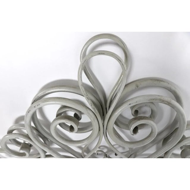Wrought Iron Scrollwork Headboard For Sale - Image 9 of 11