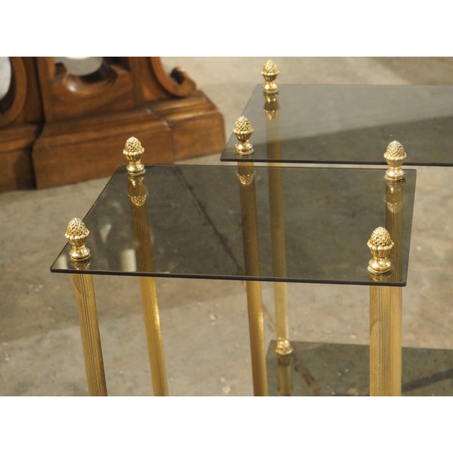 1970s Pair of Maison Baguès Style Side Tables From France, 1970s For Sale - Image 5 of 18