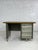 Industrial desk from the 1950s-60s in metal and wood top by Remington Rand France.