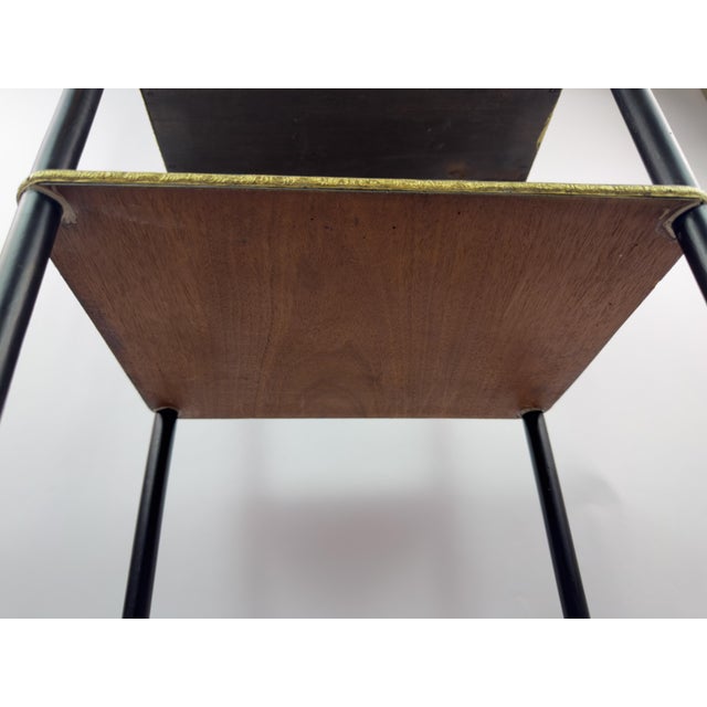 19th Century French Napoleon III Marquetry Inlaid Etagere Side Table For Sale - Image 18 of 18