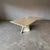 Vintage Travertine Dining Table For Sale - Image 4 of 5