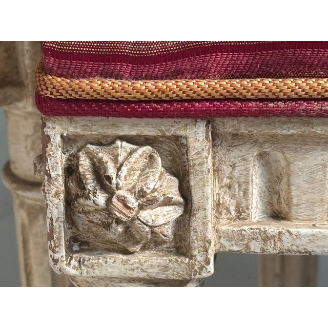Late 19th Century Louis XVI Style Painted Lyre Back Chairs - A Pair For Sale - Image 14 of 17