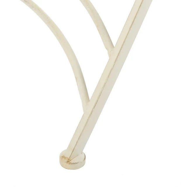 Metal Belen 3 Piece Bistro Set - Pearl White For Sale - Image 7 of 7