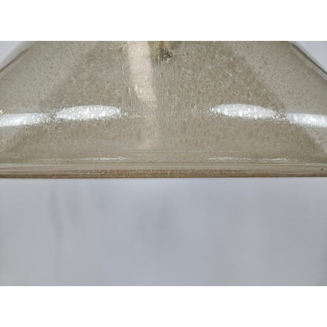 Italian Pendant Light in Pulegoso Glass, 1970s For Sale - Image 11 of 18