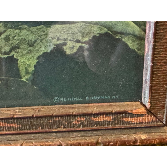 Vintage Maxfield Parrish Art Deco Nouveau Wild Geese Print Reproduction For Sale - Image 4 of 6