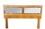 Mid-Century Modern Mid Century Modern Attributed to Lane Staccato Brutalist Oak Mirrored Full Headboard For Sale - Image 3 of 10
