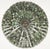 Mid-20th Century 20'' Tiffany-Style Leaded Green Slag Glass Lotus Leaf Lamp Shade For Sale - Image 16 of 18