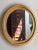 Gold French Louis Philippe-Style Giltwood Oval Wall Mirror For Sale - Image 8 of 12