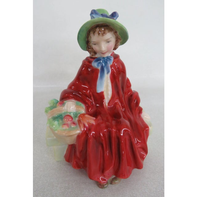 English Royal Doulton Linda Hn2106 Bone China Porcelain Figurine For Sale - Image 3 of 11