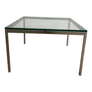 Florence Knoll Glass Square End Table