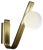 Daphne Brass Italian Sconce by Esperia For Sale