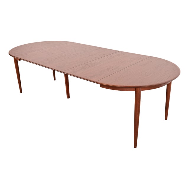 Skovmand & Andersen for Moreddi Danish Modern Teak Extension Dining Table, Newly Refinished For Sale